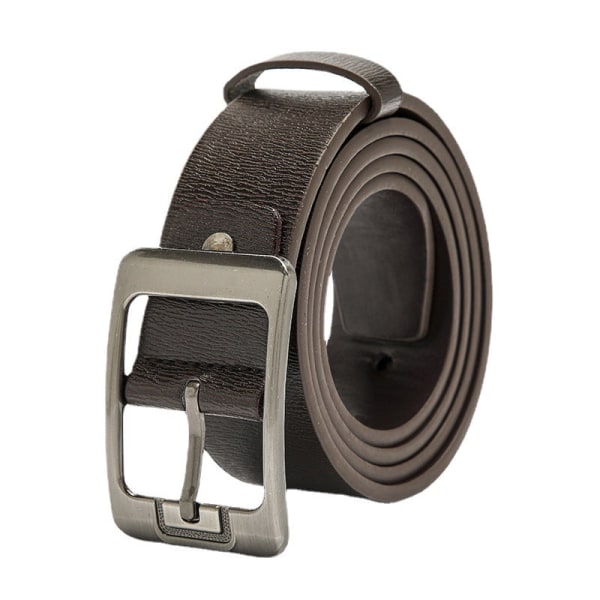 Vyö Miesten Muoti Rento Koristelu Farkut Hihna Ulkoilu Seos Metallisolki Leveä Vyö Miehille 9003-Black Length 120 width 3.8