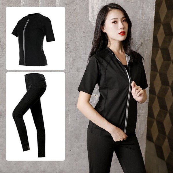Joogasetti Urheilu Huppari Treenaus Painonpudotus Slim Laihdutus Jacket Bra Pants1 S