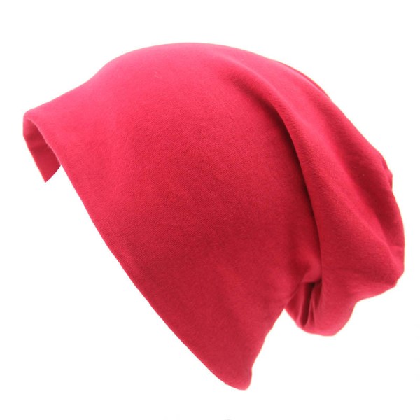 Tyttöjen lippalakki syksyyn ja talveen, hihaton lippalakki, urheilullinen katutyyli, hip hop, rento, löysä, miesten ja naisten neulottu puuvillapipo #11 Red