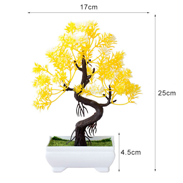 Keinotekoiset kasvit Bonsai pieni puu simulaatio ruukkukasvit tekokukat pöytä ruukku koristeet kodin sisustus hotellin puutarhakoriste 34