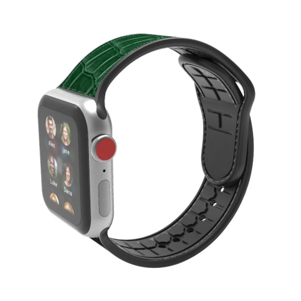 Watch i läder för Apple Watch Cowhide Red 42/44mm