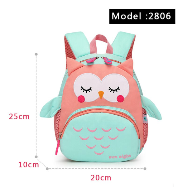 Populære 3D Tegneserie Dyre Baby Ryggsekker Barnehage Skolesekk Barn Ryggsekk Barn Skolevesker Jenter Gutter Ryggsekker Bear