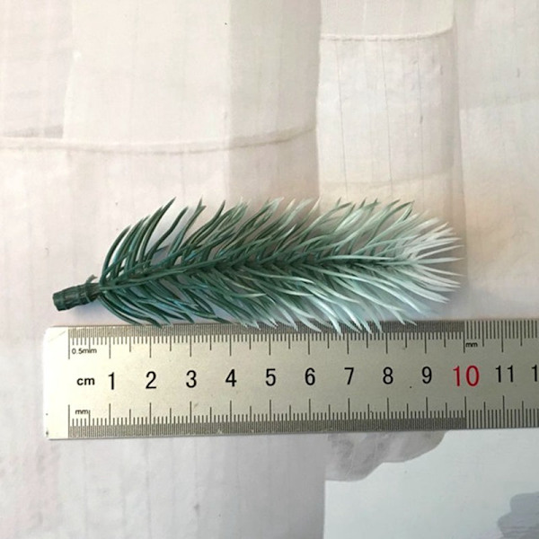 10 st Tallkvistar Konstgjorda Falska Växter Konstgjord Blomgren Juldekoration DIY Tillbehör Bukett Presentförpackning geen small