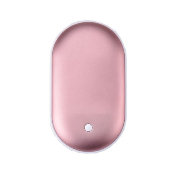Bærbar Mini Håndvarmer 2 I 1 USB Oppladbar Brostein Lomme Mobil Powerbank Gjenbrukbar Elektrisk Vintervarmer Tyrant Gold