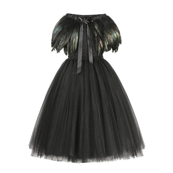 Disney Maleficent Halloween Kostyme Kjole for Jenter Vampyr Mirabel Isabella Prinsesse Cosplay Festkjole Jenter Sjarm Kjoler 2T Maleficent set D