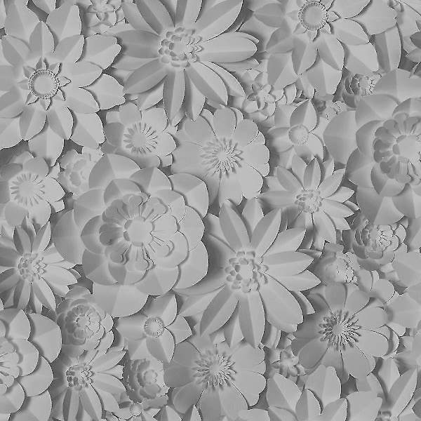 Dimensions Blomstertapet Fine Decor Grå Grey