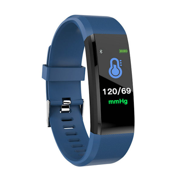 Smart Armbånd Farveskærm Ur Skridttælling Puls Sportsgave Studerende Green