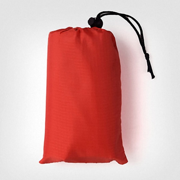 100*140cm Portabel Lättvikts Picknickmatta Fickfilt Vattentät Utomhus Rese Camping Strandfilt Tält Sovmatta Red 100X140cm