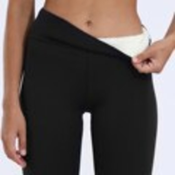 Naisten housut Lämpimät talviset paksut sametti leggingsit Korkeavyötäröiset mustat leggingsit Kompressio Paksut lampaanvillahousut Kylmää kestävät housut Dgray S