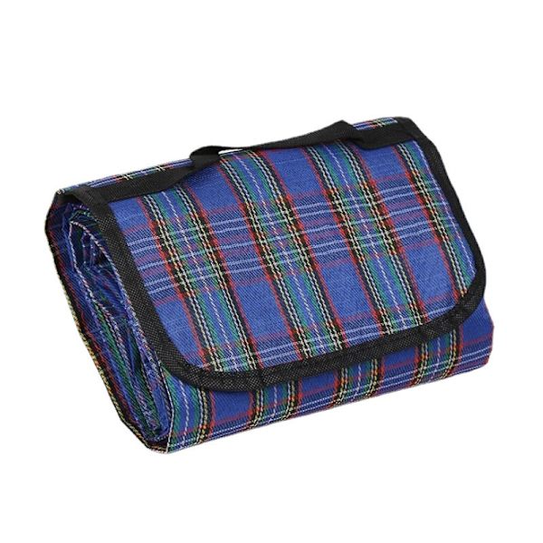 150x200cm Campingmåtte Plaid foldbar campingmadras Baby Kravle Udendørs Vandtæt Strand Picnic Tæppe til Multiplayer Picnic Blue 150x200cm