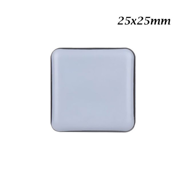 4 stk. Støjdæmpende møbelbensglidere Bord Sofa Stol Beslag Hjem Gulvbeskytter Let Flytbar Selvklæbende Skridmåtte 25x25mm