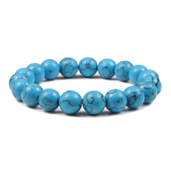 Natursten 6/8/10mm Perler Tigerøje Armbånd Klassisk Herre Dame Buddha Sort Lava Armbånd Minimalistisk Yoga Meditationssmykker 6mm Tiger Eye