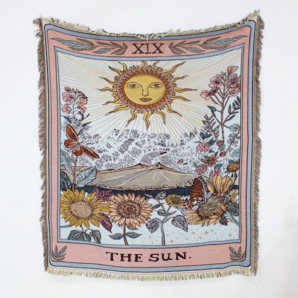 Nordisk Plaider til Seng Sofabetræk Stueindretning Sofaplaid Fritid Sengetæppe Udendørs Camping Picnic Måtte Boho Tapestry XT2022-3 130X160cm