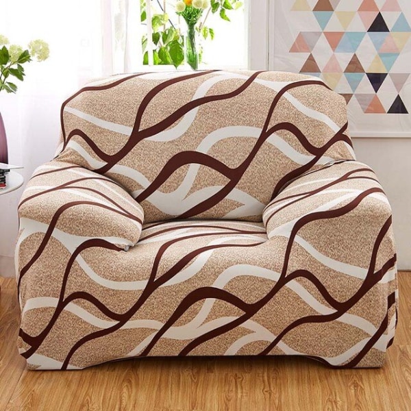 Joustava nojatuolinpäällinen Sohvanpäälliset Moderni sohvanpäällinen olohuoneeseen Tuolin suojus Sohvanpäällinen Huonekalujen suojus 1/2/3/4 istuttava Color 11 2-seater 145-185cm