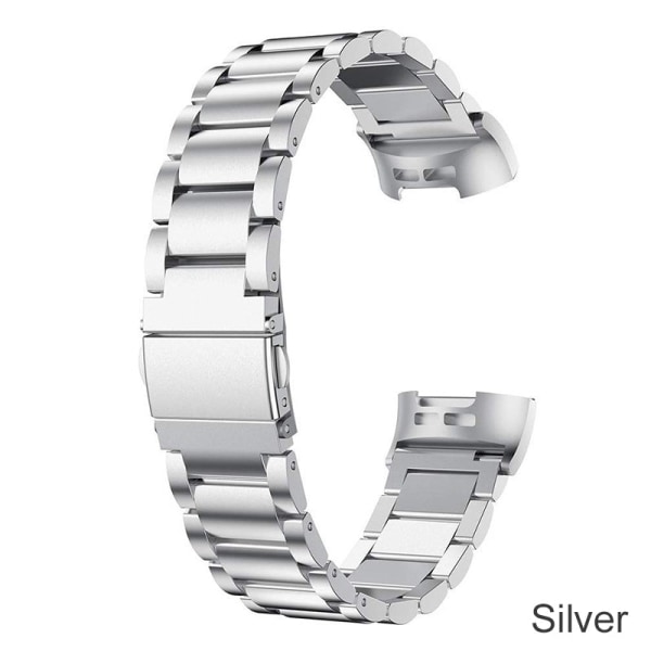 For Fitbit Charge 5 4 3 2 Smart Armbånd Rem Rustfritt Stål Klokkebånd Loop For Fitbit Charge 3 SE Svart Sølv Rem Correa Gold For Fitbit Charge 2