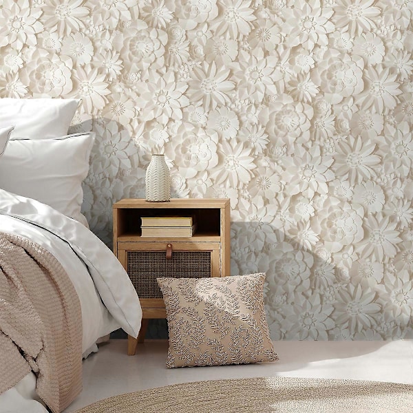 Dimensions Kukka Tapetti Fine Decor Luonnollinen Natural