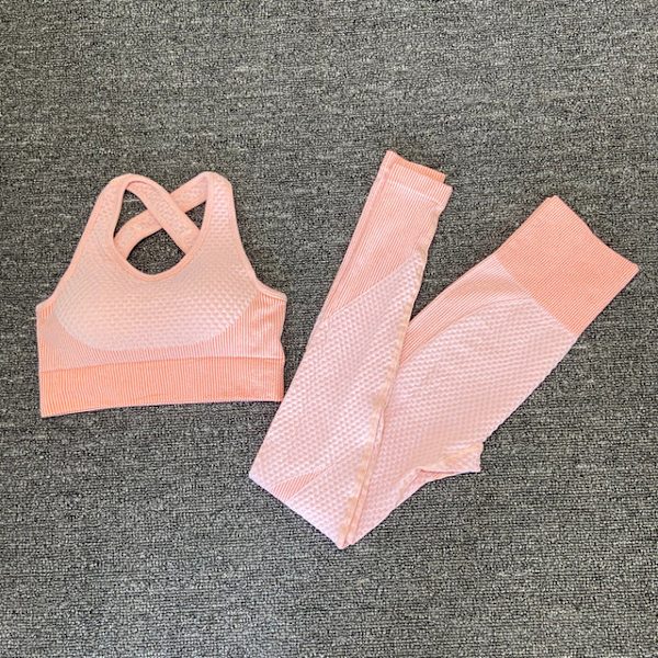 Joogasetit Naisille Kuntosalivaatteet Naisten Fitness Urheiluun ShirtsPantsWhite L