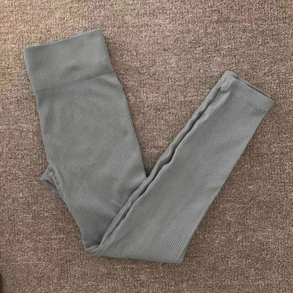 Joogaleggingsit Liukuvärjätyt energia Leggingsit Naiset Treenaus Fitness Juoksuhousut 01grey S