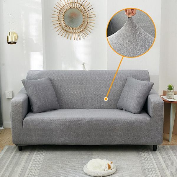 Geometriskt Elastiskt Sofföverdrag för Vardagsrum Modernt Sektionshörnsoffa Överdrag Soffskydd Stolsöverdrag 1/2/3/4 Sits 3 1-seater 90-140cm