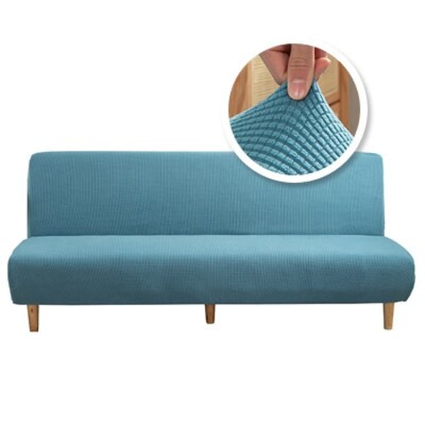 Storlek Sofföverdrag Bäddsoffa Fällbart Sits Överdrag Stretch Överdrag Armlös Billig Soffskydd Elastiskt Överdrag För Hem Hotell Bankett 3776-IV Z Size 160-190cm