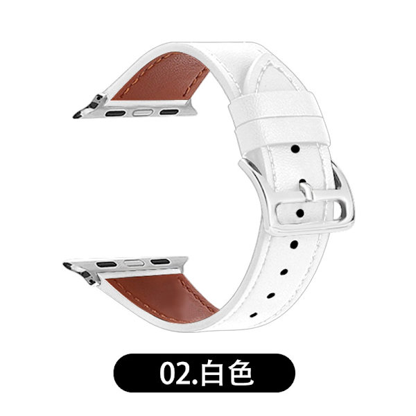Klockarmband för Apple Watch iWatch 42-44-45-49mm Vit