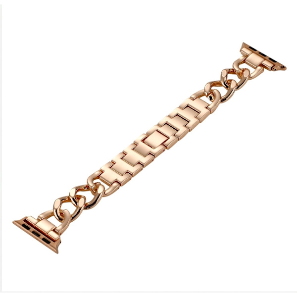 Klockarmband för Apple Watch iWatch 38/40/41/s10 generation 42mm roséguld