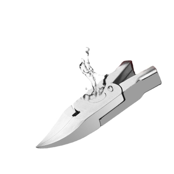 Ruostumattomasta teräksestä valmistetut taivutetut kärkipihdit kynsileikkurit kynsiurapihdit tulehdustyökalusetti sakset kynsienleikkurit S15 pliers-Red-3-piece set [PP bag]]