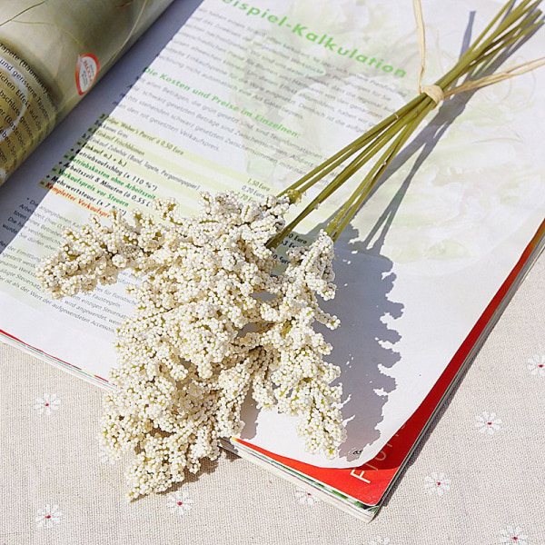 6 Stykker/Bundt PE Lavendel Billig Kunstig Blomst Engros Plant Vægdekoration Buket Materiale Manuel Diy Vaser til Hjemmet 4