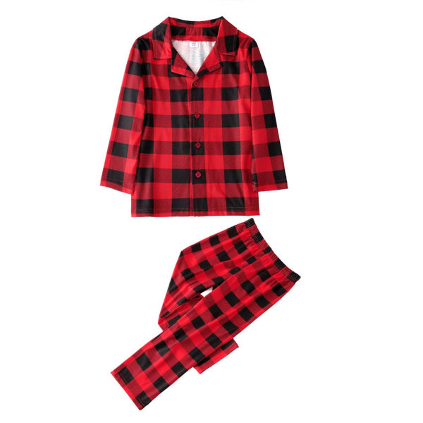 Julepyjamas Matchende Familie Pyjamas Bomulds T-shirt Bukser Elg Kvinder Fædre Mødre Børn Tøjsæt Boys 140
