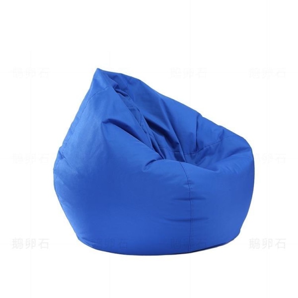2020 Ny Højkvalitets Ufyldt Kreativ Sækkestol Lazy Sofa Cover Blue
