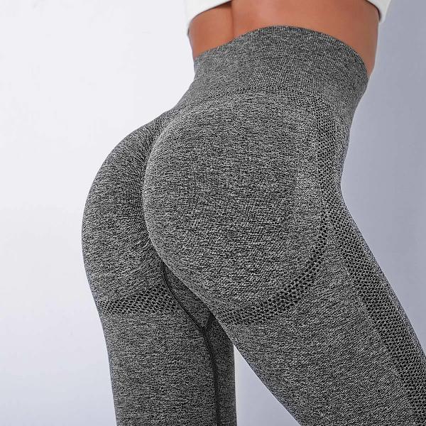 Yoga Bukser Push Up Sport Leggings Gym Fitness Tights Træning Løbebukser C205401 M