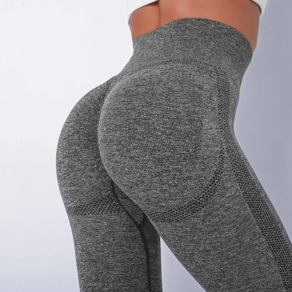 Yoga Bukser Push Up Sport Leggings Gym Fitness Tights Træning Løbebukser C205405 S
