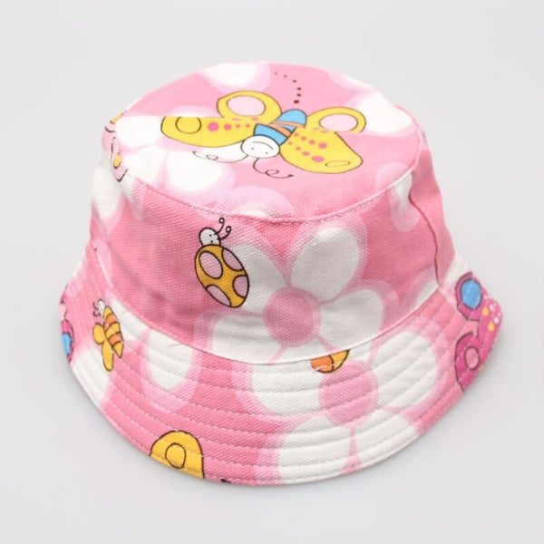 Sommer Baby Solhatt Barn Utendørs Anti UV Beskyttelse Strandhatter Barn Gutt Jente Svømming Fiskerhatt For 2-6 År as pictures5 for 2-6 years