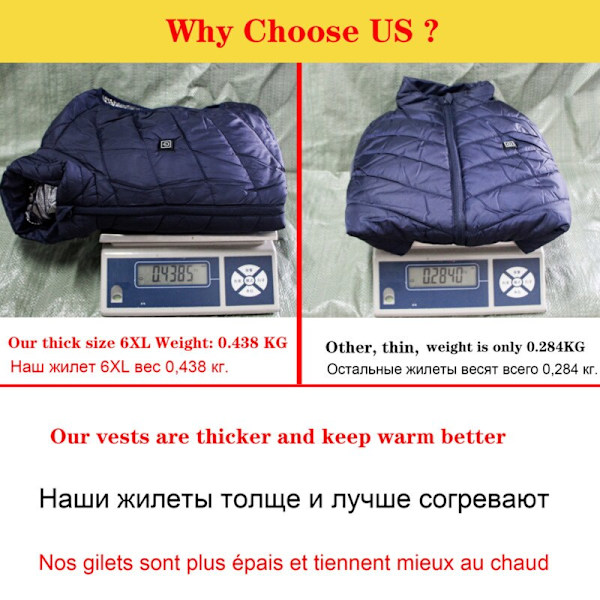 13 Områden Uppvärmd Väst Herr Jacka Uppvärmd Vinter Dam Elektrisk Usb Värmare Taktisk Jacka Man Termisk Väst Kroppsvärmare Kappa 6XL 9 Areas Heat Blue 4XL