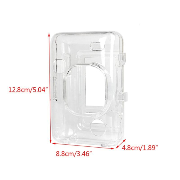 Transparent Krystal PVC Beskyttelsesetui Beskyttelsesskal Kamerataske til Fujifilm Mini Liplay Kameraer Tilbehørssæt Default Title