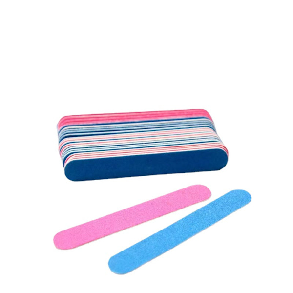 Nagelfil Nagel Filsremsa Liten Träfil Polering Manikyr Sandpapper Blue Red nail file 8cm