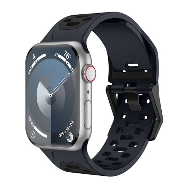 Klockarmband för Apple Watch iWatch 42/44/45/49/46mm 0:e generationen grå svart