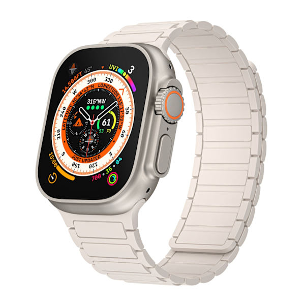 Klockarmband för Apple Watch iWatch 38/40/41mm Starlight