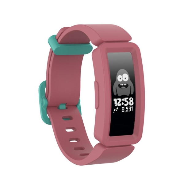 Ersättningsmjuk silikonrem för Fitbit ace 2 Kids Smart Watch Band Klassiskt armband för Fitbit Inspire/Inspire HR-armband Dark red