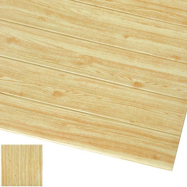 Vanntett, 3D murstein tapet LxH 70 x 7cm / E01-Gul Furu LxH 70 x 7cm / E01-Yellow Pine