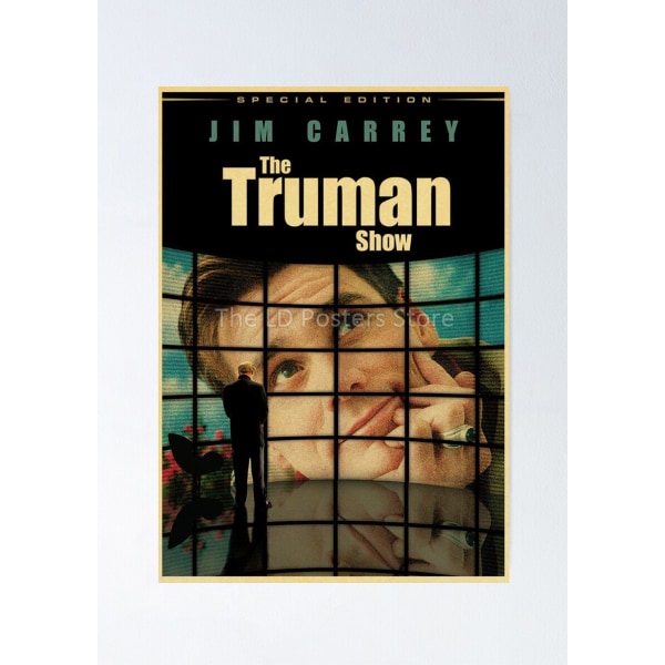 Klassiske filmer Shawshank Redemption/Green Book/The Truman Show/Flipped Plakater Veggkunst Malerier for Hjem Rom Veggklistremerker 30X21cm-A4-No Frame R01918