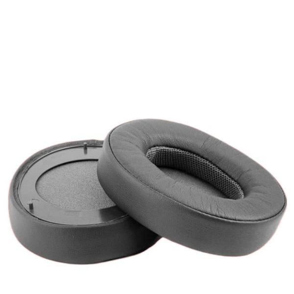 Anvendelig til Magic Executive Executive Øretelefon Sleeves Headset Læder Etui Skum Cover Ørekopper Tilbehør Black earphone sleeves