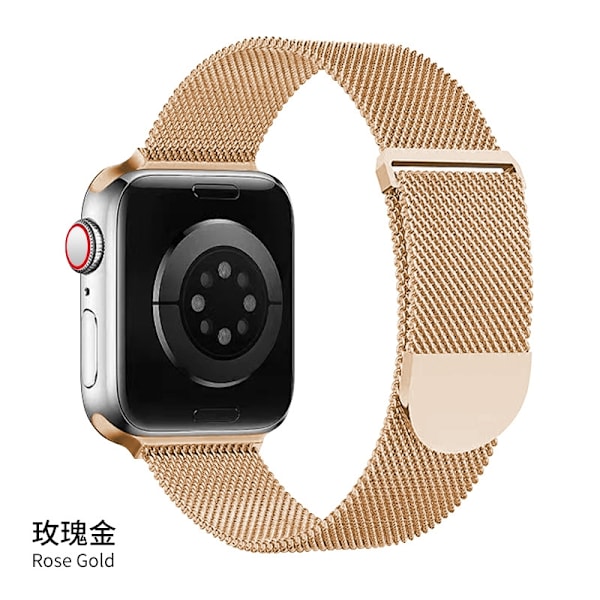 Klockarmband för Apple Watch iWatch 44/45/46/49MM Roséguld