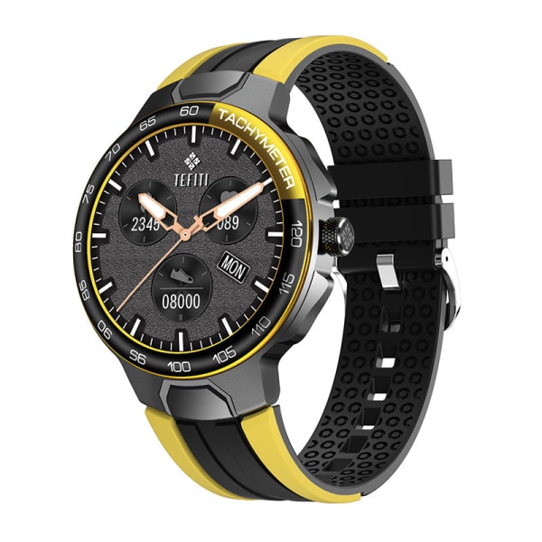 Klocka Pulsmeddelande Watch Bluetooth Stegräkning Smart Armband Watch One Piece Yellow