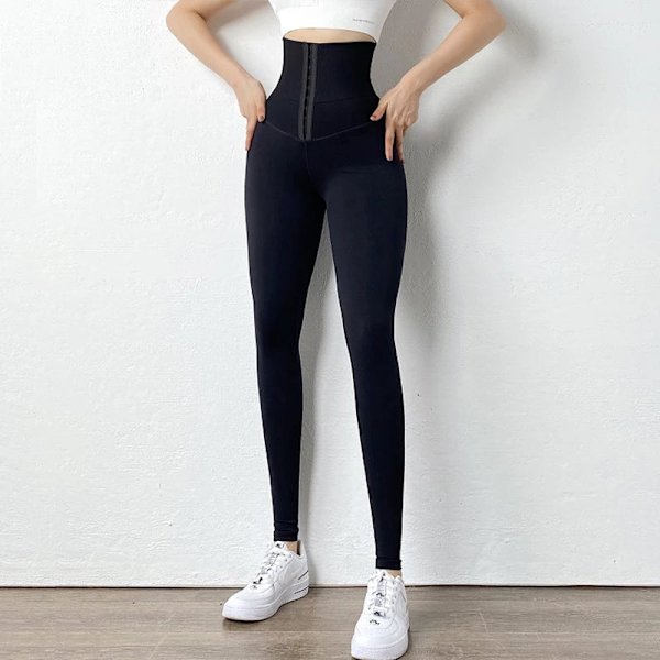 Yoga Bukser Sports Løftende Atletisk Træning Fitness Leggings Til Kvinder Red S
