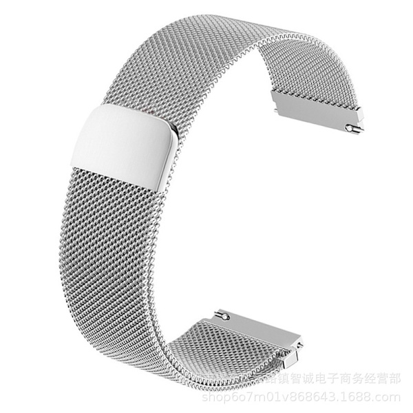 Urrem til Apple Watch iWatch 38/40/41mm interface s10 42mm Sølv/Milan magnetisk med ørepropper