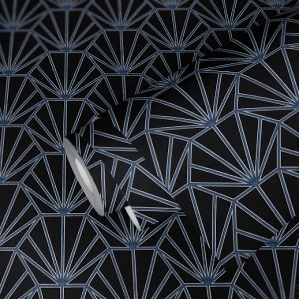 223236 på rulle Conpart Art Deco Hexagonal Mönster Tapet
