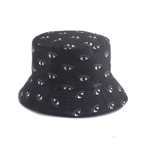 Morsom Anime Tegneserie Bøttehatt Reversibel Fiskerhatt Unisex Street Hip Hop Flat Cap Fiske Bob Hatt 4 One Size