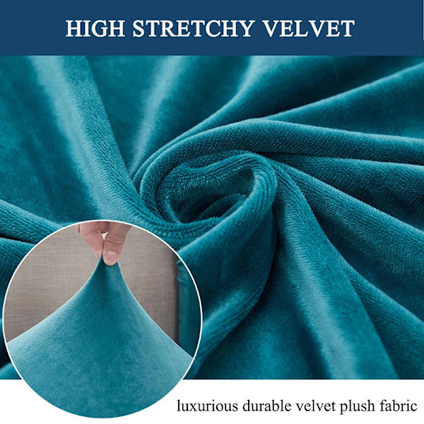 Samettinen sohvan istuinpäällinen, tyynynpäällinen, paksu Jacquard-kuvioitu, pehmeä joustava sohvanpäällinen, huonekalusuoja color2 cushion cover 1pc