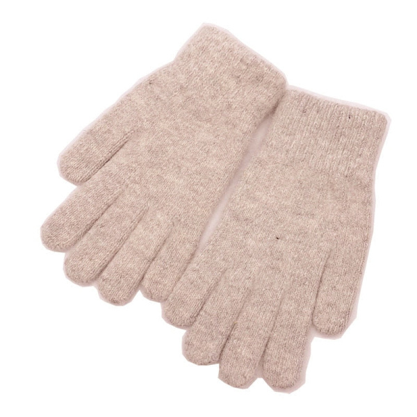 Joustavat kokosormihanskat Lämpimät Paksut Pyöräily Ajaminen Muoti Naiset Miehet Talvi Lämpimät Neulotut Villaiset Ulkoiluhanskat Light Grey One Size